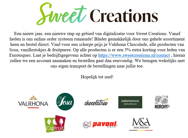 SWEET CREATIONS, EURO-TOQUES NEDERLAND