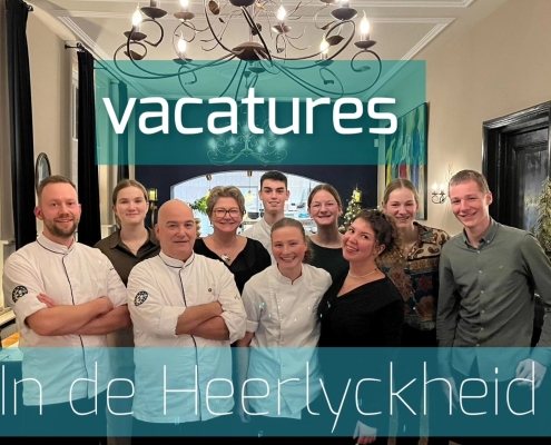 vacatures, restaurant in de heerlyckheid, euro-toques